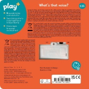 Buchcover und Innenansicht für das Buch: Play+ Shh ... Who's there? Baby Animals