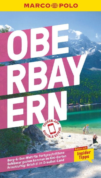Buchcover und Innenansicht für das Buch: MARCO POLO Reiseführer Oberbayern
