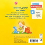 Buchcover und Innenansicht für das Buch: Mein erstes Buch zum Anbeißen