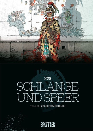 Buchcover und Innenansicht für das Buch: Le serpent et la lance 4