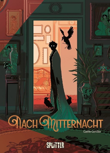Buchcover und Innenansicht für das Buch: Minuit passé