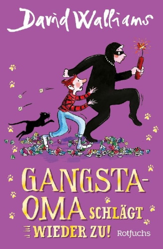 Buchcover und Innenansicht für das Buch: Gangsta Granny Strikes Again!
