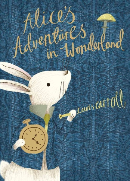 Buchcover und Innenansicht für das Buch: Alice's Adventures in Wonderland. V&A Collector's Edition