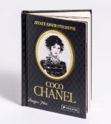 Buchcover und Innenansicht für das Buch: Coco Chanel: Words from a Fashion Icon