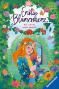 Buchcover und Innenansicht für das Buch: Emilia Blumenherz, Band 2 - Ein Garten voller Wunder