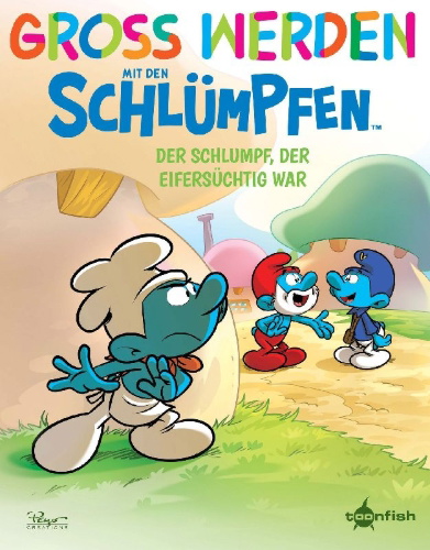 Buchcover und Innenansicht für das Buch: Grandir avec les Schtroumpfs 14