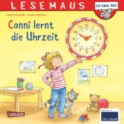 Buchcover und Innenansicht für das Buch: LESEMAUS 190: Conni lernt die Uhrzeit