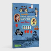 Buchcover und Innenansicht für das Buch: Mijn bijzonder rare week met Tess