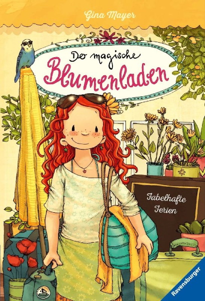 Buchcover und Innenansicht für das Buch: Der magische Blumenladen, Band 8: Fabelhafte Ferien