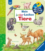 Buchcover und Innenansicht für das Buch: Wieso? Weshalb? Warum? Mein junior-Lexikon: Tiere