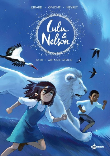 Buchcover und Innenansicht für das Buch: Lulu und Nelson. Band 1