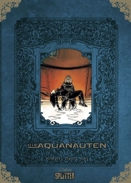 Buchcover und Innenansicht für das Buch: Die Aquanauten Gesamtausgabe (limitierte Sonderedition)