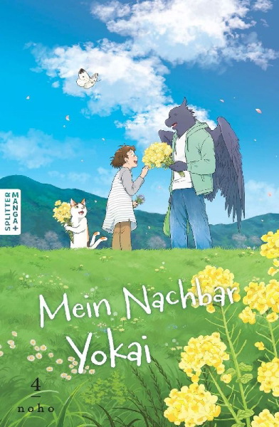 Buchcover und Innenansicht für das Buch: Tonari no Yokai-san 04