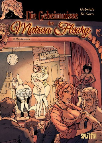 Buchcover und Innenansicht für das Buch: Les arcanes de la Maison Fleury 2