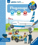 Buchcover und Innenansicht für das Buch: Wieso? Weshalb? Warum? aktiv-Heft: Flugzeuge
