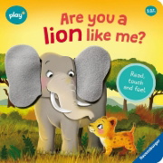 Buchcover und Innenansicht für das Buch: Play+ Are you a lion like me?