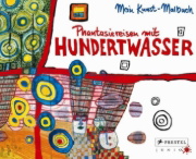 Buchcover und Innenansicht für das Buch: Kunst-Malbuch Hundertwasser