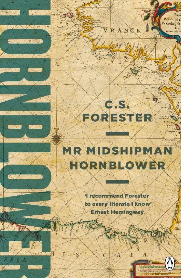 Buchcover und Innenansicht für das Buch: Fähnrich zur See Hornblower