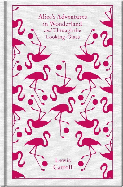 Buchcover und Innenansicht für das Buch: Alice's Adventures in Wonderland and Through the Looking Glass