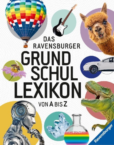 Buchcover und Innenansicht für das Buch: Ravensburger Lexika - Das Ravensburger Grundschullexikon von A bis Z
