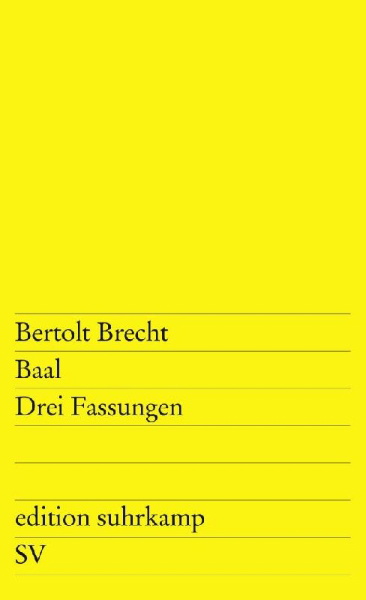 Buchcover und Innenansicht für das Buch: Baal