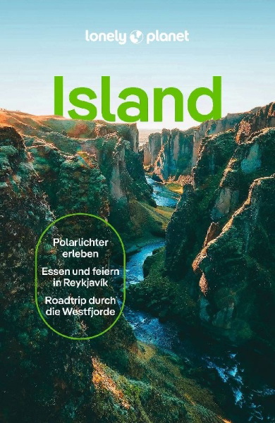 Buchcover und Innenansicht für das Buch: LONELY PLANET Reiseführer Island