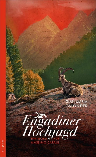 Buchcover und Innenansicht für das Buch: Engadiner Hochjagd