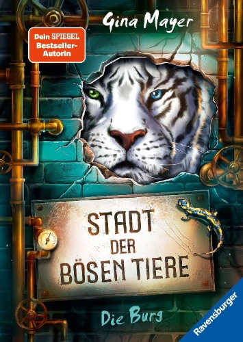 Buchcover und Innenansicht für das Buch: Stadt der bösen Tiere, Band 1 - Die Burg