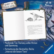 Buchcover und Innenansicht für das Buch: Stadt der bösen Tiere, Band 1 - Die Burg
