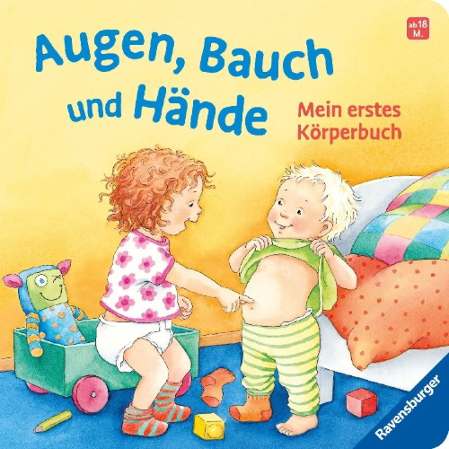 Buchcover und Innenansicht für das Buch: Augen, Bauch und Hände
