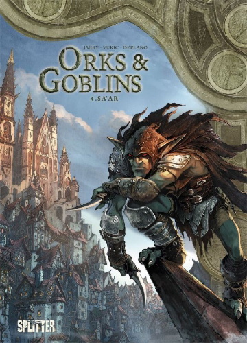 Buchcover und Innenansicht für das Buch: Orks & Goblins. Band 4