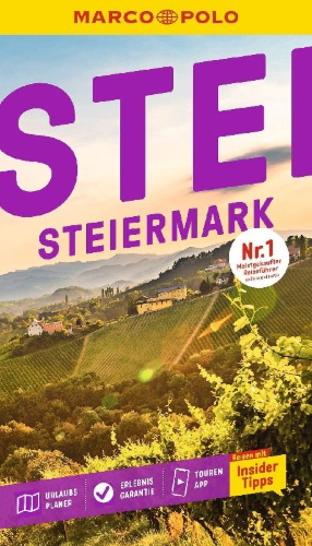 Buchcover und Innenansicht für das Buch: MARCO POLO Reiseführer Steiermark