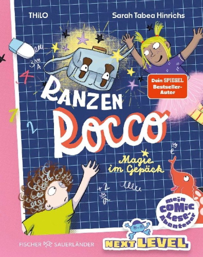 Buchcover und Innenansicht für das Buch: Ranzen Rocco - Magie im Gepäck