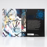 Buchcover und Innenansicht für das Buch: Vampire Knight