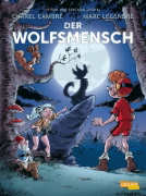 Buchcover und Innenansicht für das Buch: Spirou und Fantasio Spezial 39: Der Wolfsmensch