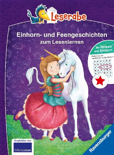 Buchcover und Innenansicht für das Buch: Leserabe Sonderausgaben - Einhorn- und Feengeschichten zum Lesenlernen