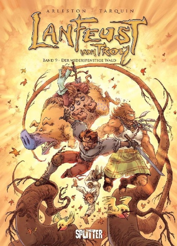 Buchcover und Innenansicht für das Buch: Lanfeust von Troy. Band 9