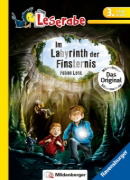 Buchcover und Innenansicht für das Buch: Im Labyrinth der Finsternis - Leserabe 3. Klasse - Erstlesebuch für Kinder ab 8 Jahren
