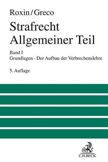 Buchcover und Innenansicht für das Buch: Strafrecht Allgemeiner Teil 01: Grundlagen. Der Aufbau der Verbrechenslehre