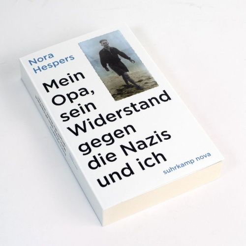 Buchcover und Innenansicht für das Buch: Mein Opa, sein Widerstand gegen die Nazis und ich