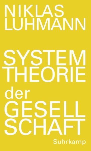Buchcover und Innenansicht für das Buch: Systemtheorie der Gesellschaft