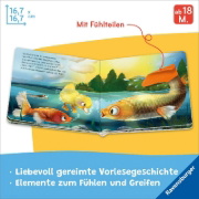 Buchcover und Innenansicht für das Buch: Mein erstes Vorlese-Fühlbuch - Bist du eine Ente?
