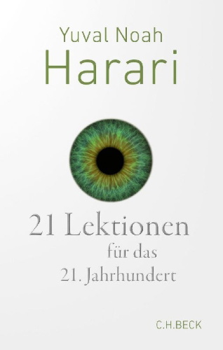 Buchcover und Innenansicht für das Buch: 21 Lessons for the 21st Century