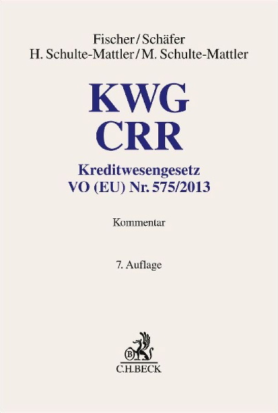 Buchcover und Innenansicht für das Buch: KWG, CRR