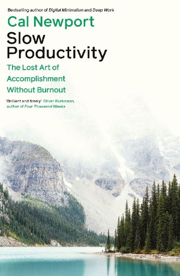 Buchcover und Innenansicht für das Buch: Slow Productivity