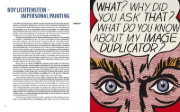 Buchcover und Innenansicht für das Buch: Roy Lichtenstein