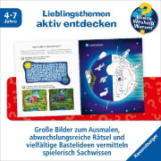 Buchcover und Innenansicht für das Buch: Wieso? Weshalb? Warum? aktiv-Heft: Weltraum
