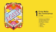 Buchcover und Innenansicht für das Buch: We Are Feminist: An Infographic History of the Women's Rights Movement