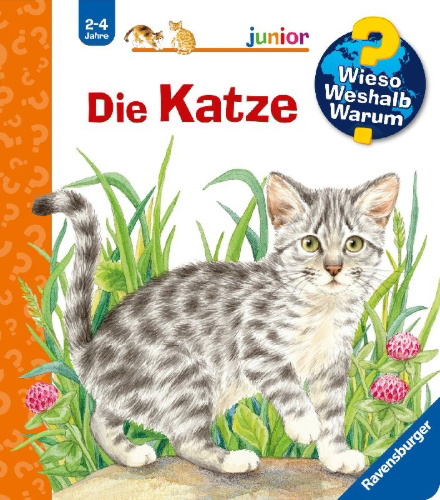 Buchcover und Innenansicht für das Buch: Wieso? Weshalb? Warum? junior, Band 21: Die Katze