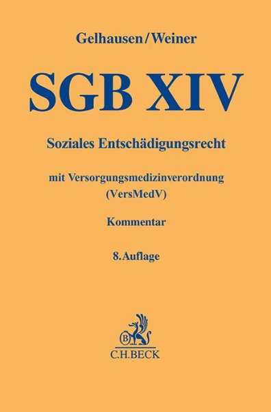 Buchcover und Innenansicht für das Buch: SGB XIV